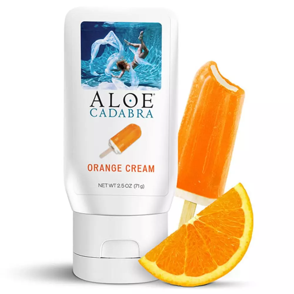 Aloe Cadabra Organic Lubricant In Orange Cream Flavor 2.5 Oz